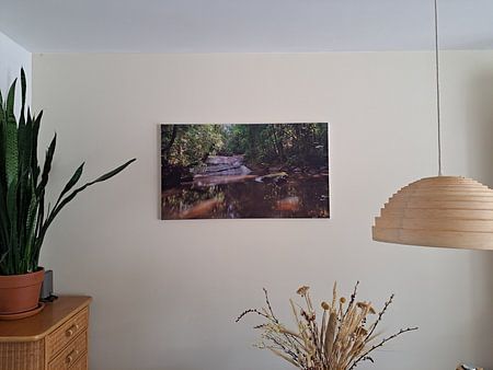 Belle chute d'eau dans la jungle du Suriname.