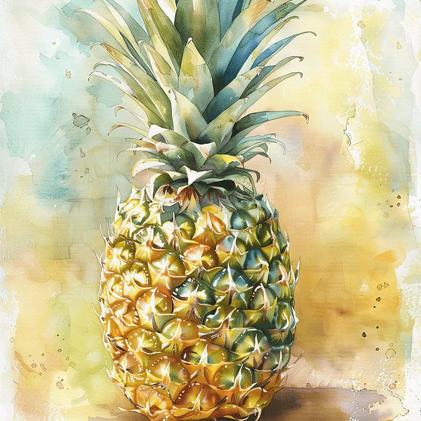 Ananas im Impressionismus: Tropische Fantasie von Poster Art Shop