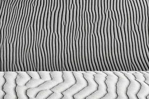 Sahara-Wüste. Sanddünen. Detail.