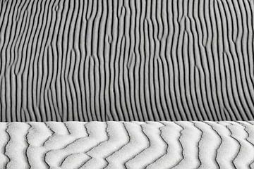 Sahara Desert. Sand dunes. Detail. by Frans Lemmens