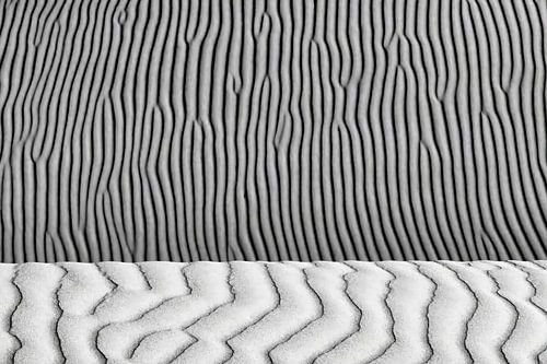 Sahara-Wüste. Sanddünen. Detail.