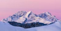 Les montagnes du Wetterstein sous leur manteau d'hiver par Manfred Schmierl Aperçu