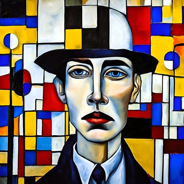 Man with the hat by Gert-Jan Siesling