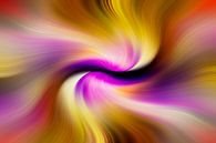 Purple, red and golden twirl by Elles Rijsdijk thumbnail