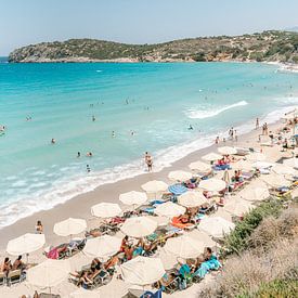 Strand Voulisma Beach Kreta - Reisfotografie Griekenland van Kaylee Burger