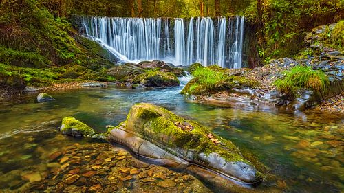 Cascade "Mazo de Meredo&quot ;, Asturies, Espagne