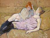 De sofa, Henri de Toulouse-Lautrec van Meesterlijcke Meesters thumbnail