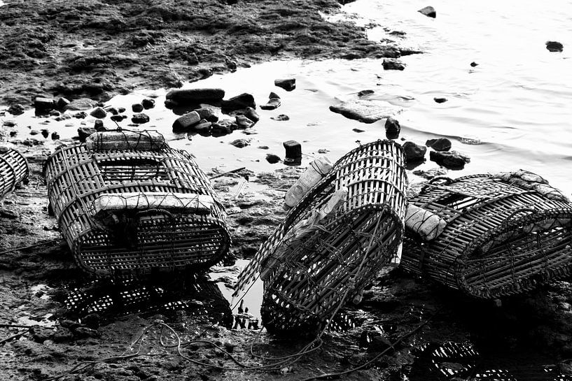 Traces of everyday life - Crab pots in Kep by Frank Photos