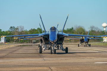 U.S. Navy Flight Demonstration Squadron Blue Angels. by Jaap van den Berg