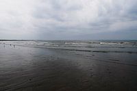 blue at the sea