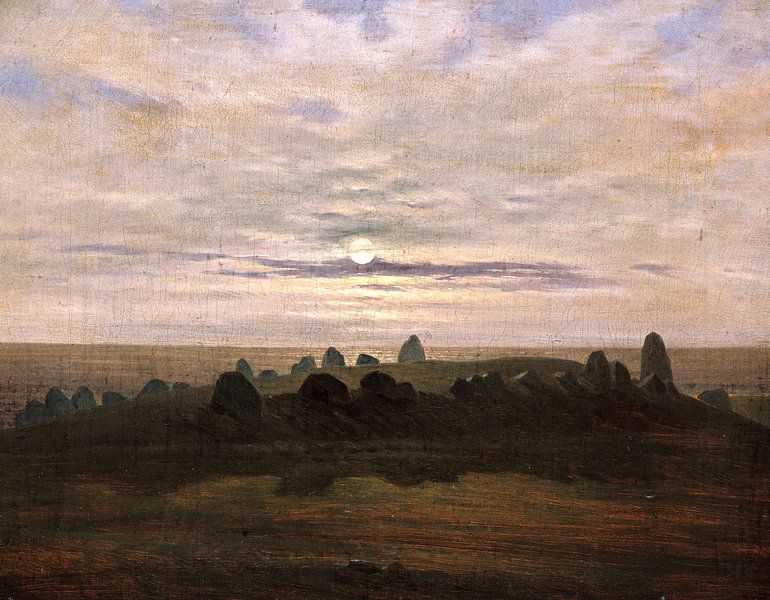 Carl Gustav Carus. Monument uit de steentijd van 1000 Schilderijen