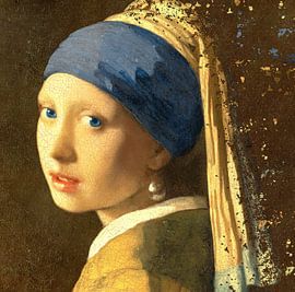 Girl with the pearl monday morning version by Digital Art Studio