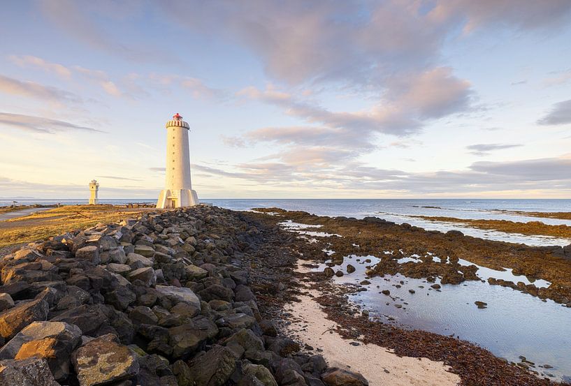 IJsland (Old Akranes Lighthouse) van Marcel Kerdijk