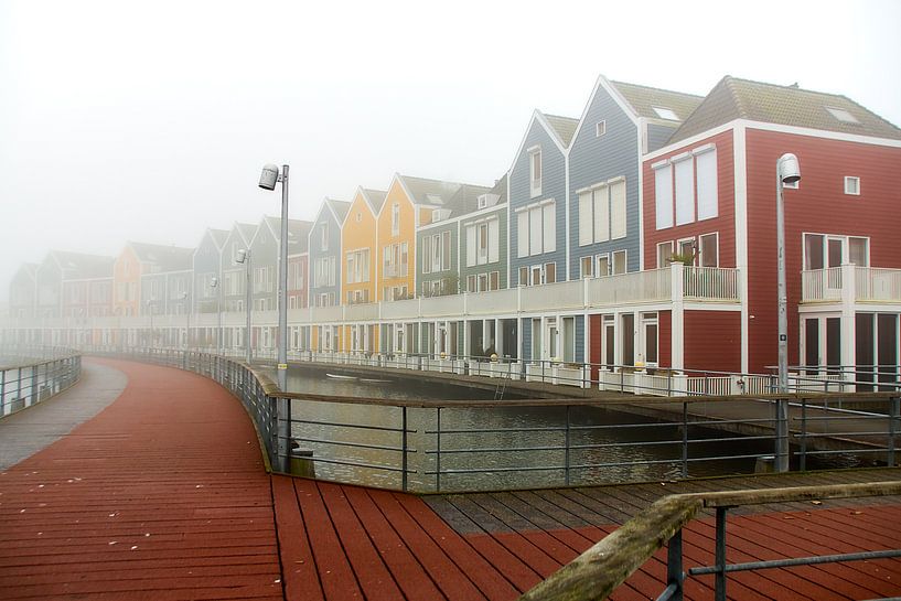 Gekleurde huizen van Ad Jekel