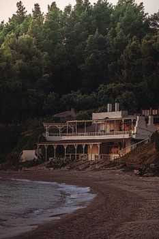 Wo der Abend den Strand berührt