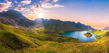 Schrecksee at sunset by Raphotography