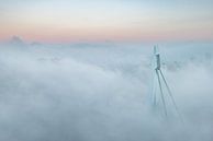 Erasmusbrücke im Nebel von Ronne Vinkx Miniaturansicht