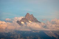 Schreckhorn and Lauteraarhorn