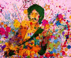 Frank Zappa Mega Splash Pop Art PUR van Felix von Altersheim
