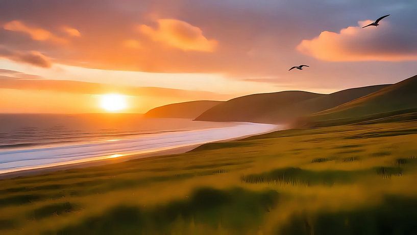 La nostalgie au bord de la falaise par Jean Pierre