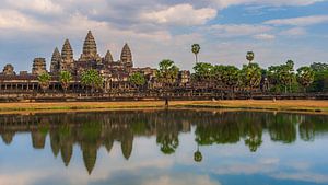 Ein Morgen in Angkor Wat, Kambodscha