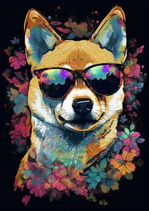 Shiba pop art 2