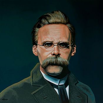 Peinture de Friedrich Nietzsche