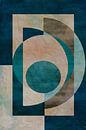 Mid Century Geographic Figures nr II by Jan Keteleer (JanKé): A Journey Beyond the Canvas thumbnail