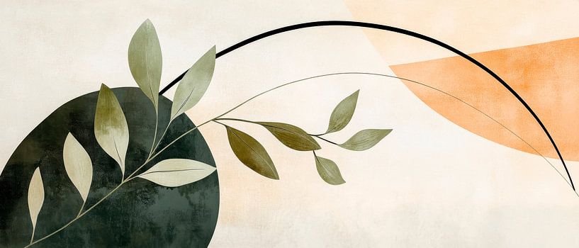 Plant pattern art by Poster Art Shop