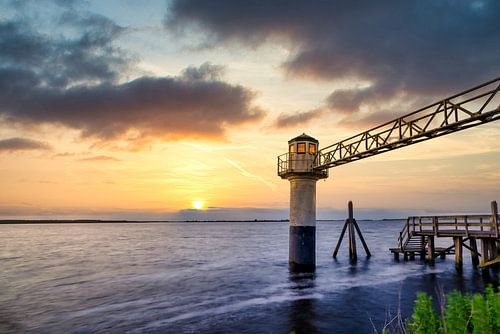 De vuurtoren van Oostmahorn