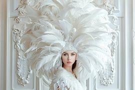 fantasie portret vrouw van Egon Zitter