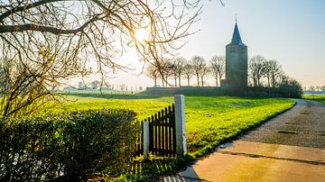 Alter Turm von Oosterwierum, Friesland, Niederlande. von Jaap Bosma Fotografie