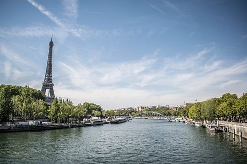 Eiffel Tower from the Seine by Robert Snoek