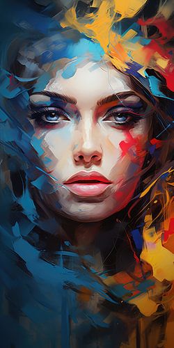 Digital created very beautiful woman