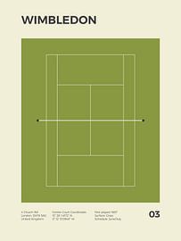 Wimbledon - Grand Slam Tennis von MDRN HOME