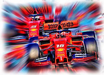 Italian Power 2019 - Leclerc versus VettelItalian Power 2019 - Leclerc versus Vettel van DeVerviers