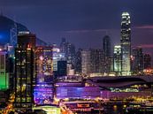 Hong Kong skyline van Albert Dros thumbnail