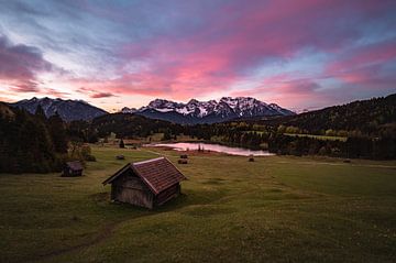 Sonnenaufgang am Geroldsee von Sebastian Leistenschneider