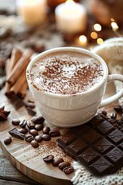 eine Tasse Kaffee oder Cappuccino von Egon Zitter