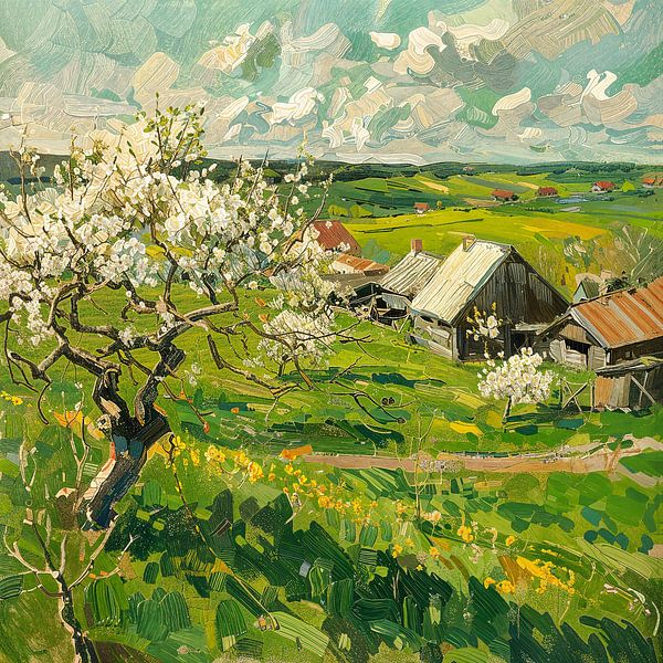 Landschaftsimpressionismus von ARTEO Gemälde