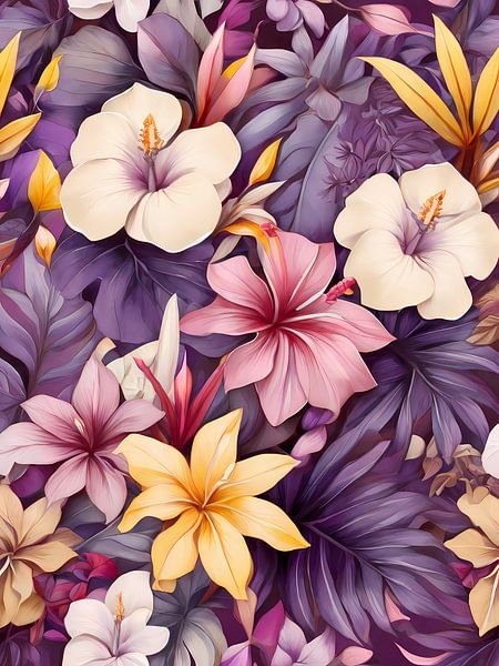 Lush Floral Symphony by Georgia Chagas