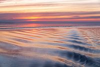 Wadden Sea at sunset