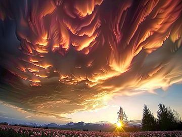 schilderachtige wolken van Egon Zitter