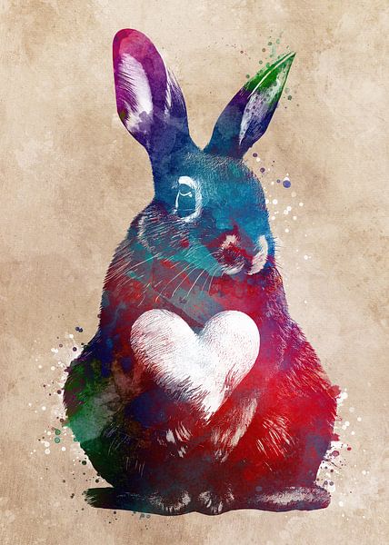 Rabbit heart by JBJart Justyna Jaszke
