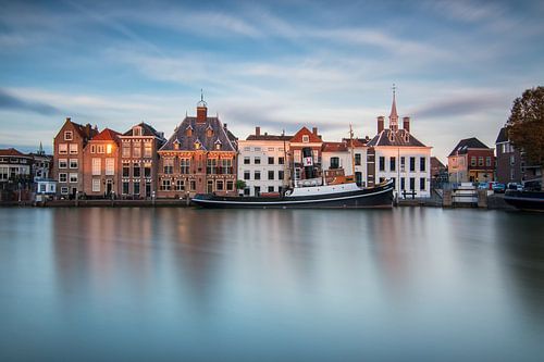 Zonsondergang in Maassluis