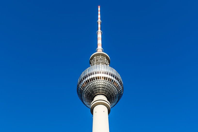 TV tower on Alexanderplatz square in the center of Berlin, Germany, Europe by WorldWidePhotoWeb