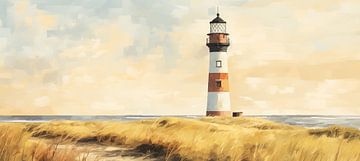 Art du phare sur Peinture Abstraite