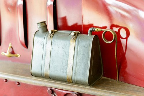 Detail op de Fiat Isotta Fraschini snelheids record racewagen