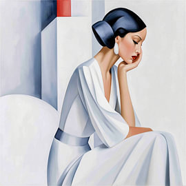 Sophisticated Elegance I - Quiet Reflection von Christiane Schott