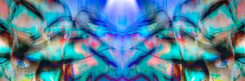 Smart Blue Pop Art Panorama par FRESH Fine Art